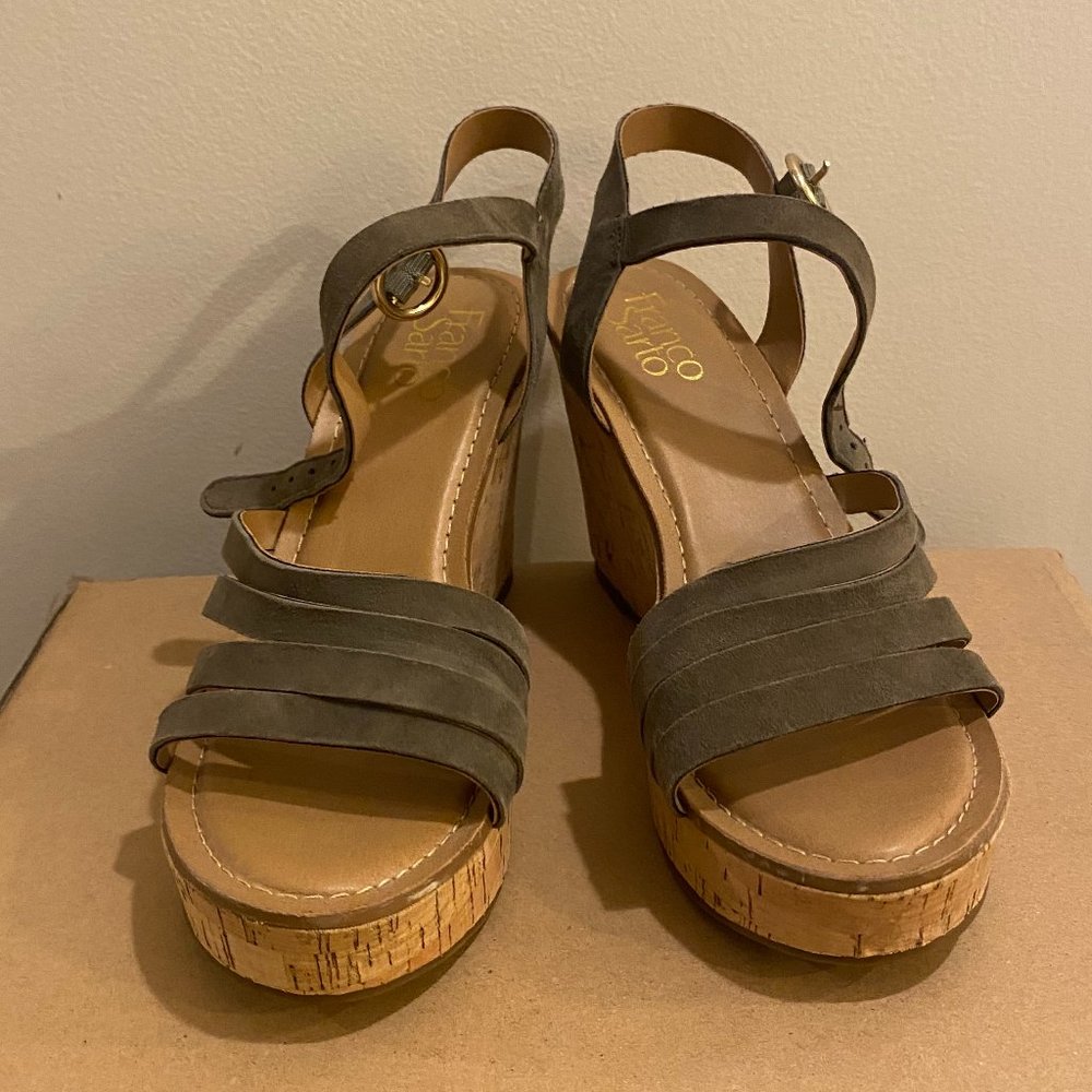 Franco Sarto Crisania Wedge Sandal, Size 7.5
